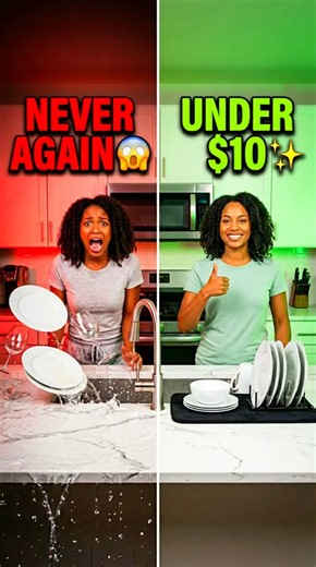 33. Stop Flooding Your Kitchen! This Under $10 Dish Mat Changed 37K Cleanup Routines 💧