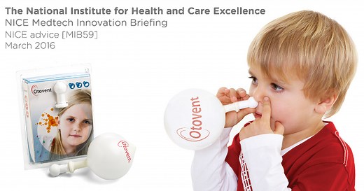 NICE issues new advice on Otovent® that could reduce childhood surgery and save the NHS millions - Otovent
