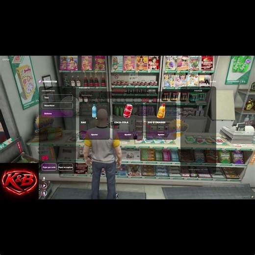 UI Menu Supérette Premium 🛒 | Script Optimisé & Design Moderne (KB Dev)