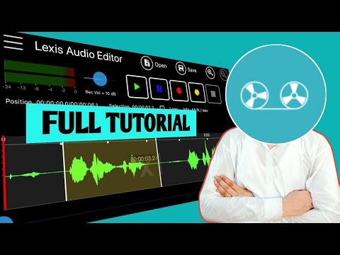 Lexis Audio Editor Full Tutorial 2025 | How To Edit Voice | Audio Editing For Beginners