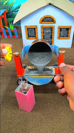 Diy mini construction science project | science construction video|#short#youtubeshorts