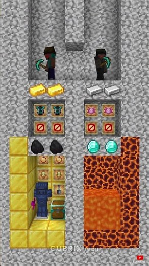HELP Herobrine Go To Gold Room #herobrine #shorts #minecraft