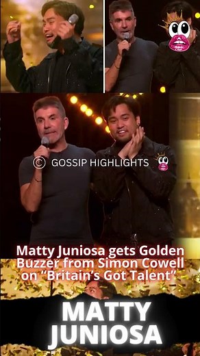 Matty Juniosa gets Golden Buzzer from Simon Cowell on “Britain’s Got Talent”