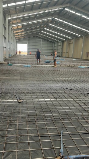 Installing 4100 bar chairs to support mesh at desired height in the concrete | O'Neill Concreting