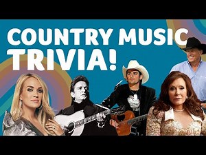 COUNTRY MUSIC TRIVIA! Can you pass this music quiz?