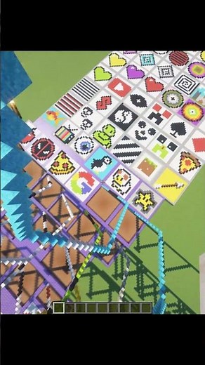 Satisfying Sand Art In Minecraft ! Making Snow Man Pixel Art #shorts #gaming #minecraft