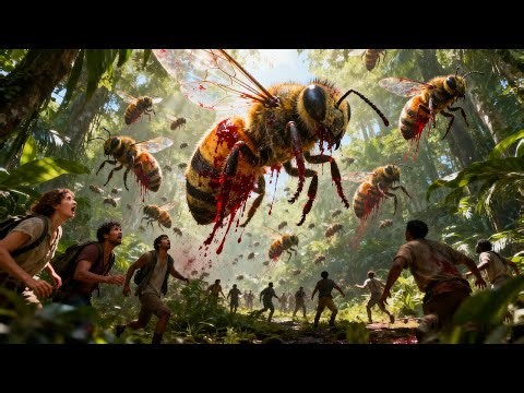 Tens of thousands of killer bees swarm jungle—expedition horror-struck at human carnage!