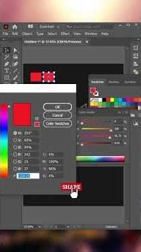 HIDDEN Adobe Illustrator Tips You Must Know! (Easily Master Adobe) #tricks #trending #shorts