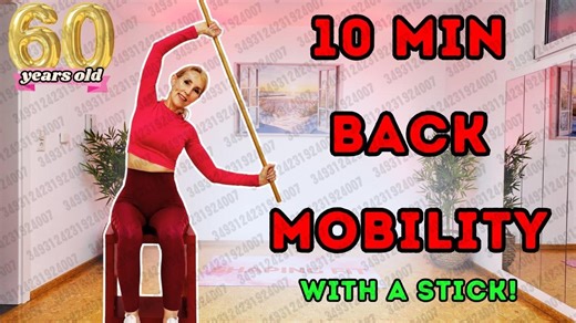 2026.01.11 【Shaping Fit】10 分钟背部灵活性训练（使用棍子）｜坐姿或站姿