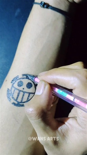 Gambar tatto simpel 😎 | logo one piece #shorts #shortvideo #fyp #funny