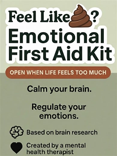 Emotional First Aid Kit for Anxiety Relief and Support