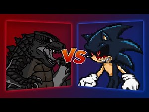 MUGEN Battle - Godzilla vs Sonic.EXE