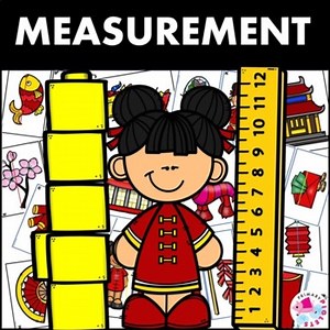 CHINESE LUNAR NEW YEAR Activities Nonstandard Measurement Math 1st & 2nd Grade
