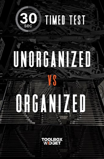 See how long it takes to find a tool WITH vs WITHOUT Tool Organization ✅ | ToolBox Widget