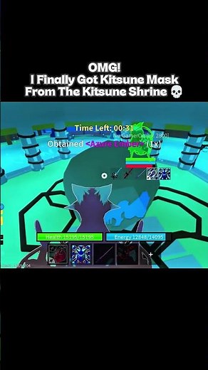 Finally! I Got The Kitsune Mask! 💀 In Blox Fruits!