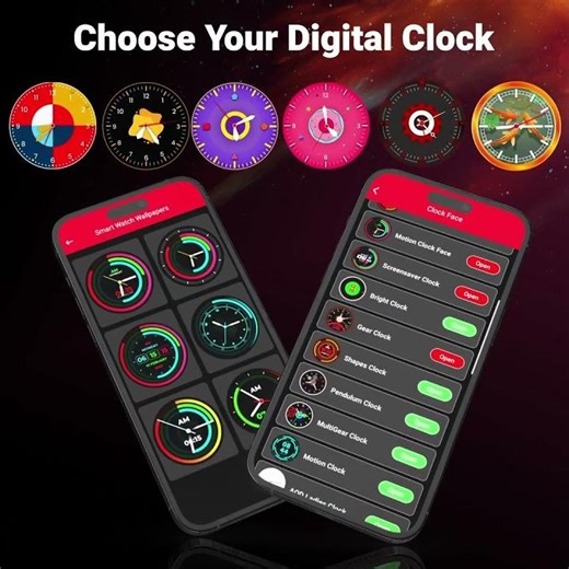 Digital Clock Live Wallpaper
