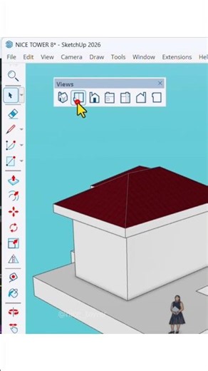 90% of SketchUp users ignore this toolbar 👀Master the Views Toolbar and navigate your models faster