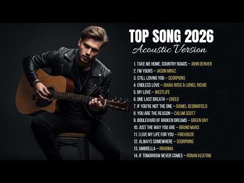 Timeless Love Songs Acoustic 🎸 | Classic & Modern Hits Collection