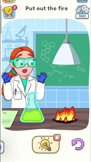 The Science Lab Chemistry Fire Escape Puzzle! 🧪🔥 | DOP 5 #shortsfeed #viral #puzzle