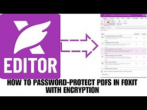 HOW TO PASSWORD-PROTECT PDFS IN FOXIT WITH ENCRYPTION