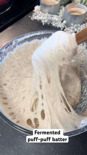 Nigerian Puff Puff| Yeast Fermented Batter #puffpuff #shortsafrica #shortsfeed #10millionview #viral