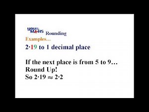 Rounding Examples