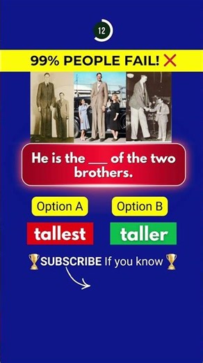 He is THE Tallest or Taller 🤔 #shorts