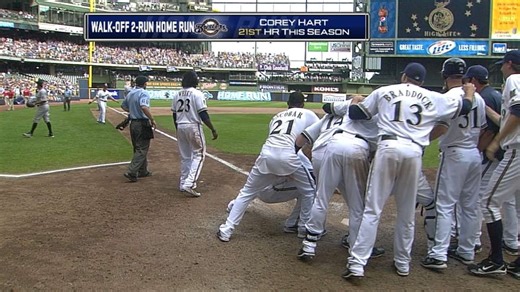 Hart ends the game with a walk-off homer