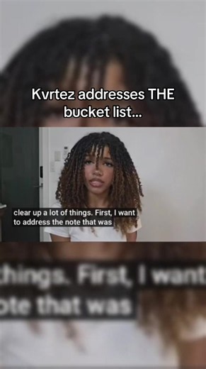 Kvrtez addresses the bucket list… #kvrtez #kvrtezclips #kathelina #imnotkenneth #kenneth