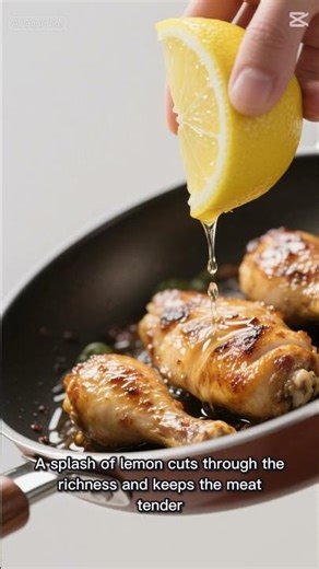 Lemon 🍋 garlic 🧄 & chicken 🐓 easy & perfect ♨️