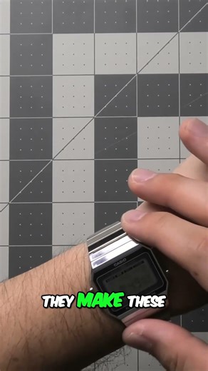 Casio A700 Fit for Thin Wrists - Old School Cool!