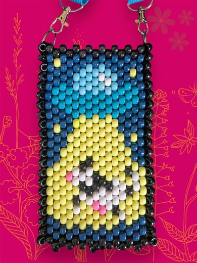 Cow Abduction Pony Bead Phone Purse - Etsy