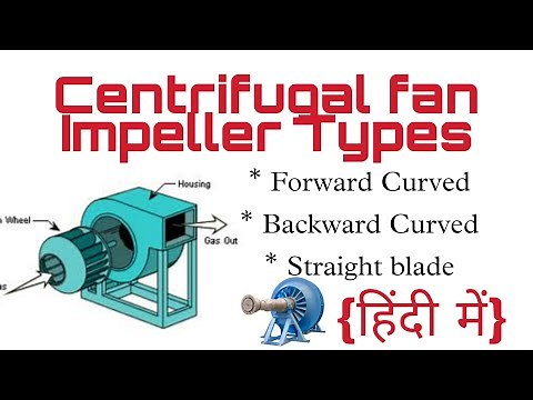 Centrifugal fan Impeller Design | Centrifugal Fan impeller | types of centrifugal fan Impellers