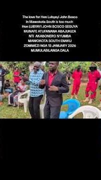 laba dance gwe, ne Honorable Lubyayi John Bosco atuzinidemu.