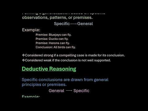 Inductive vs Deductive Reasoning
