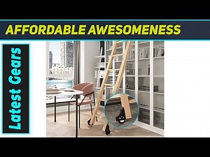 Rolling Library Ladder: Reach New Heights with Style!