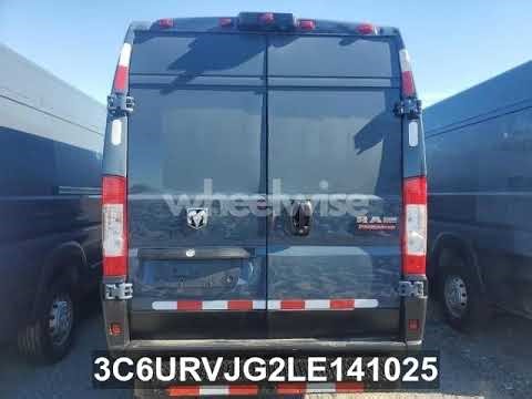 2020 RAM PROMASTER 3500 3500 HIGH | VIN 3C6URVJG2LE141025