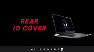 How to replace the rear I/O-cover on the Alienware x16 R2