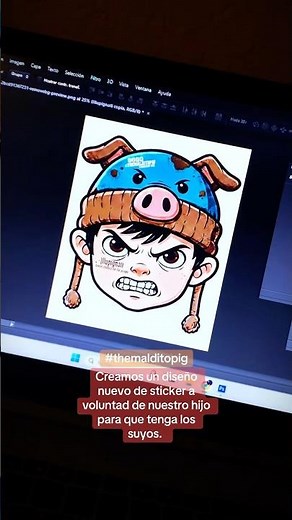 Como crear y personalizar tu stickers listo para imprimir #srick #stickers #urbano #art #cultura