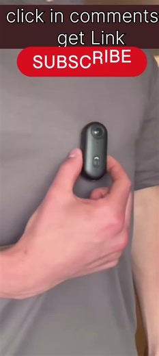 Magnetic Clip Body Camera for VloggingHands-Free Mini Body CamWearable 4K Action Body Camera