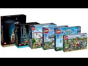 All LEGO Fairground Collection sets 2014 - 2022 Compilation/Collection Speed Build