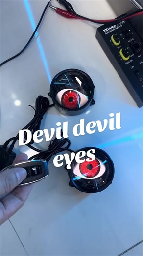 Blazexel Programmable Devil Eyes Lights for Cars and Motorcycles