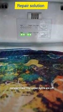 lg fridge lenier inverter compressor model green led display not working #refrigeratorrepair #repair