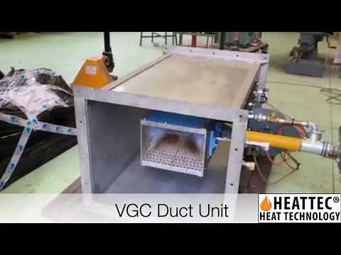 Industrial burner test - Duct Burner