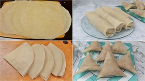 181K views · 890 reactions | Homemade Samosa & Roll Patti / Sheets / Wrappers | Lumpia / Spring roll / Egg roll wrappers Recipe: https://youtu.be/DEmeZ2p9JIM #samosasheets #samosawrappers #ramadan2021 #Ramadan #samosa #spring #springrolls | Cooking with passion | Facebook