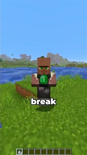 Infinite emeralds from dirt is broken!? 💎 #minecraft
