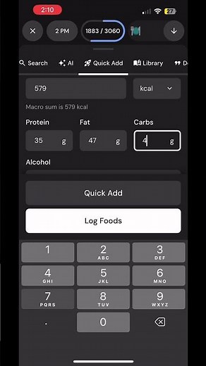 How to track food macros #food #fatloss #nutrition #fitness
