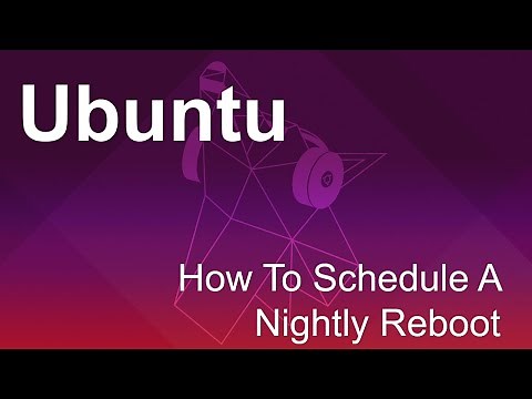 How To Schedule A Nightly Reboot Of The Ubuntu Server