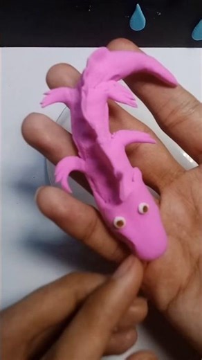 Tutorial Clay Mainan untuk Pemula: iguana Pink!
