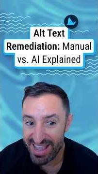 AI vs Manual Alt Text: The Future of Accessibility Remediation